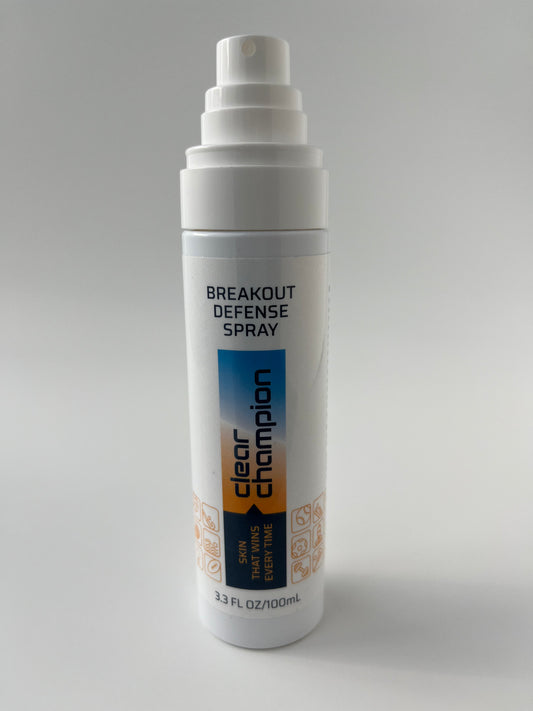 Hypochlorous acid acne spray for sweaty active teens