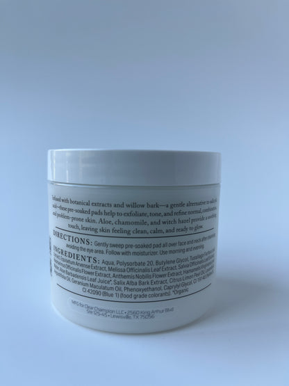 Refine & Shine Wipes that Exfoliate & Tone