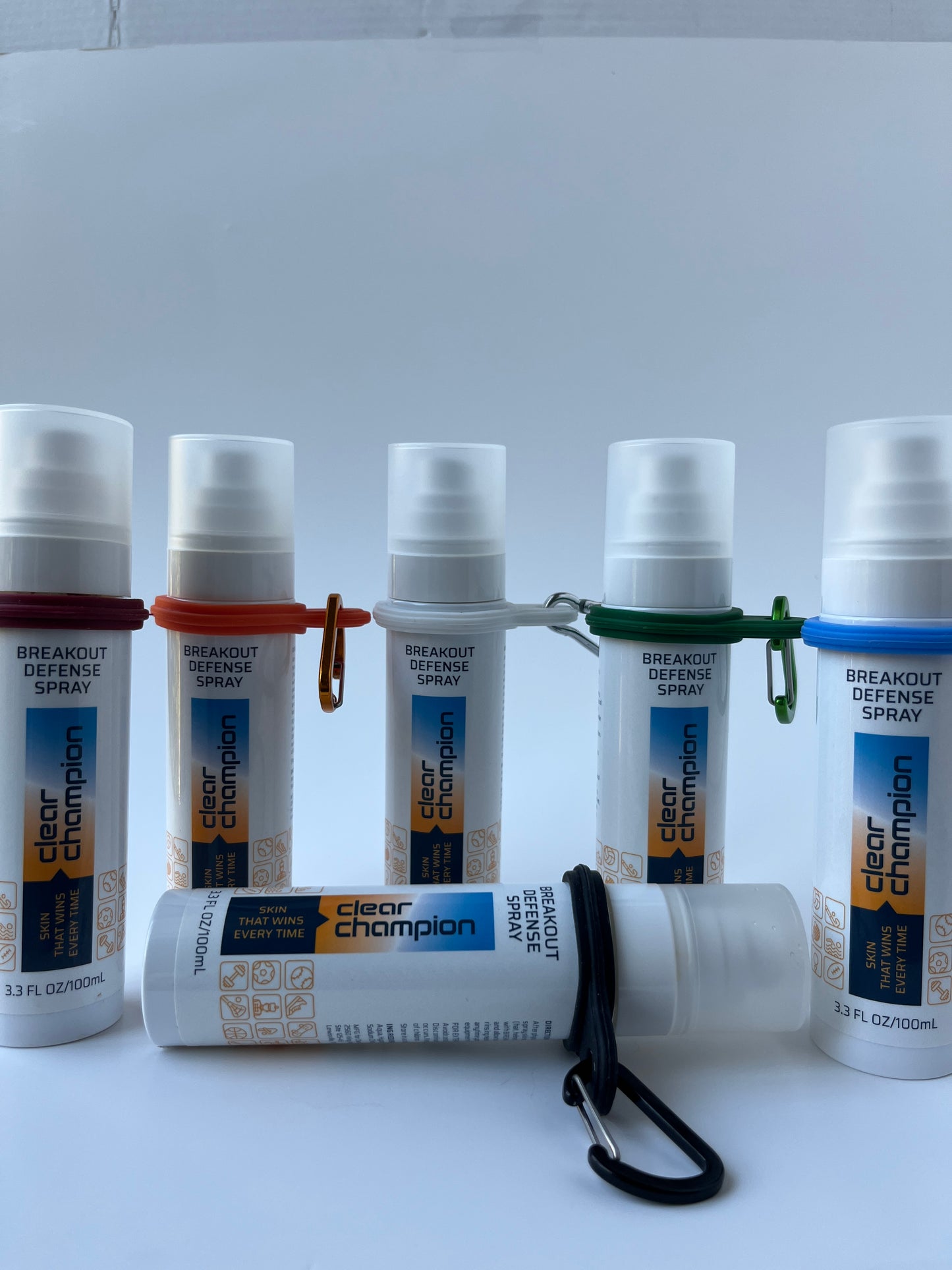 Bag Clip for Breakout Defense Spray and Mineral Tinted SPF 30 Face Lotion