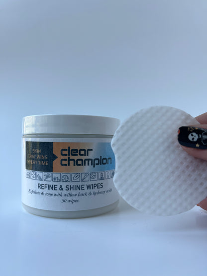 Refine & Shine Wipes that Exfoliate & Tone