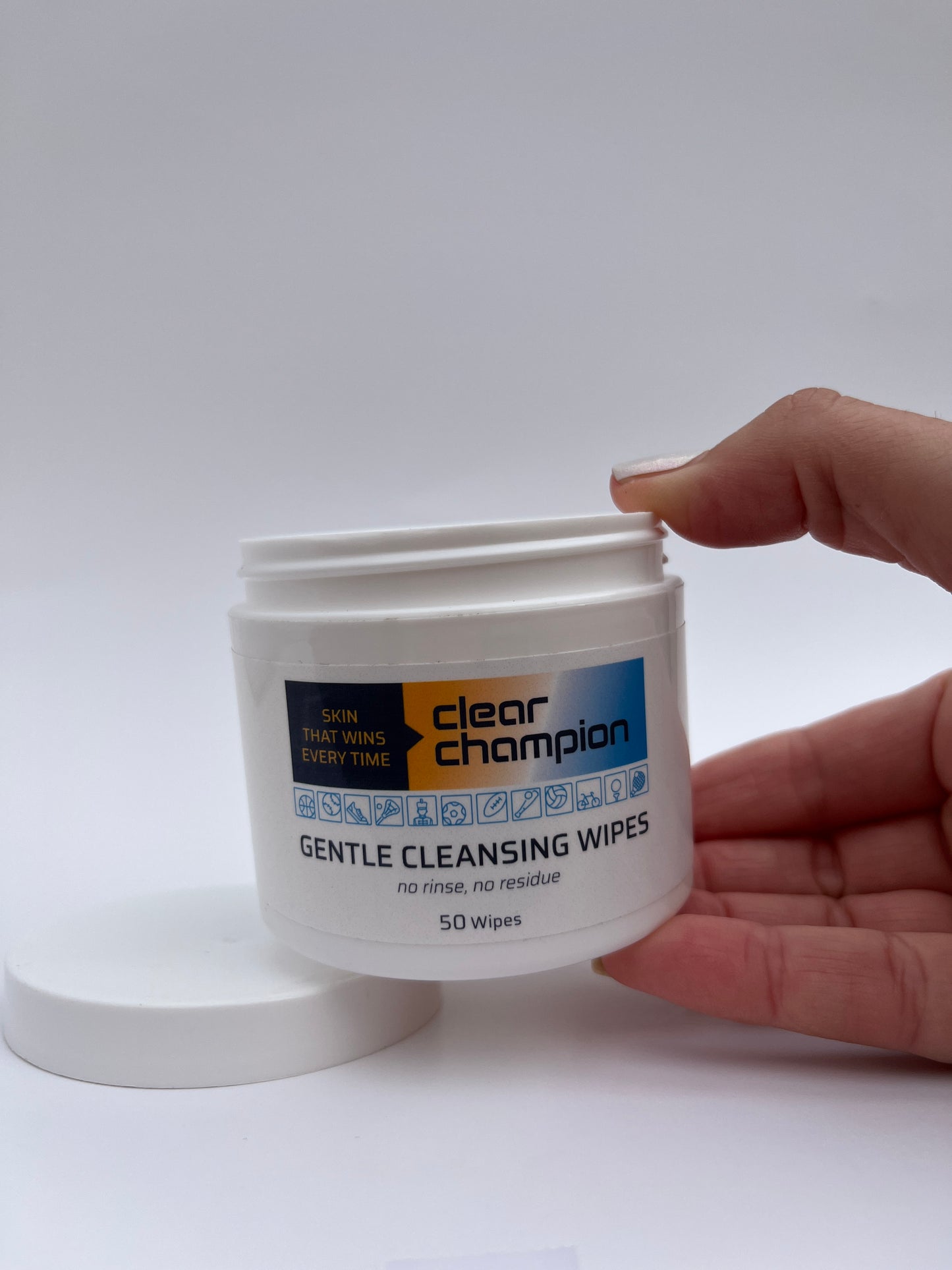 Skincare wipes for sweaty active teens after practice and games
