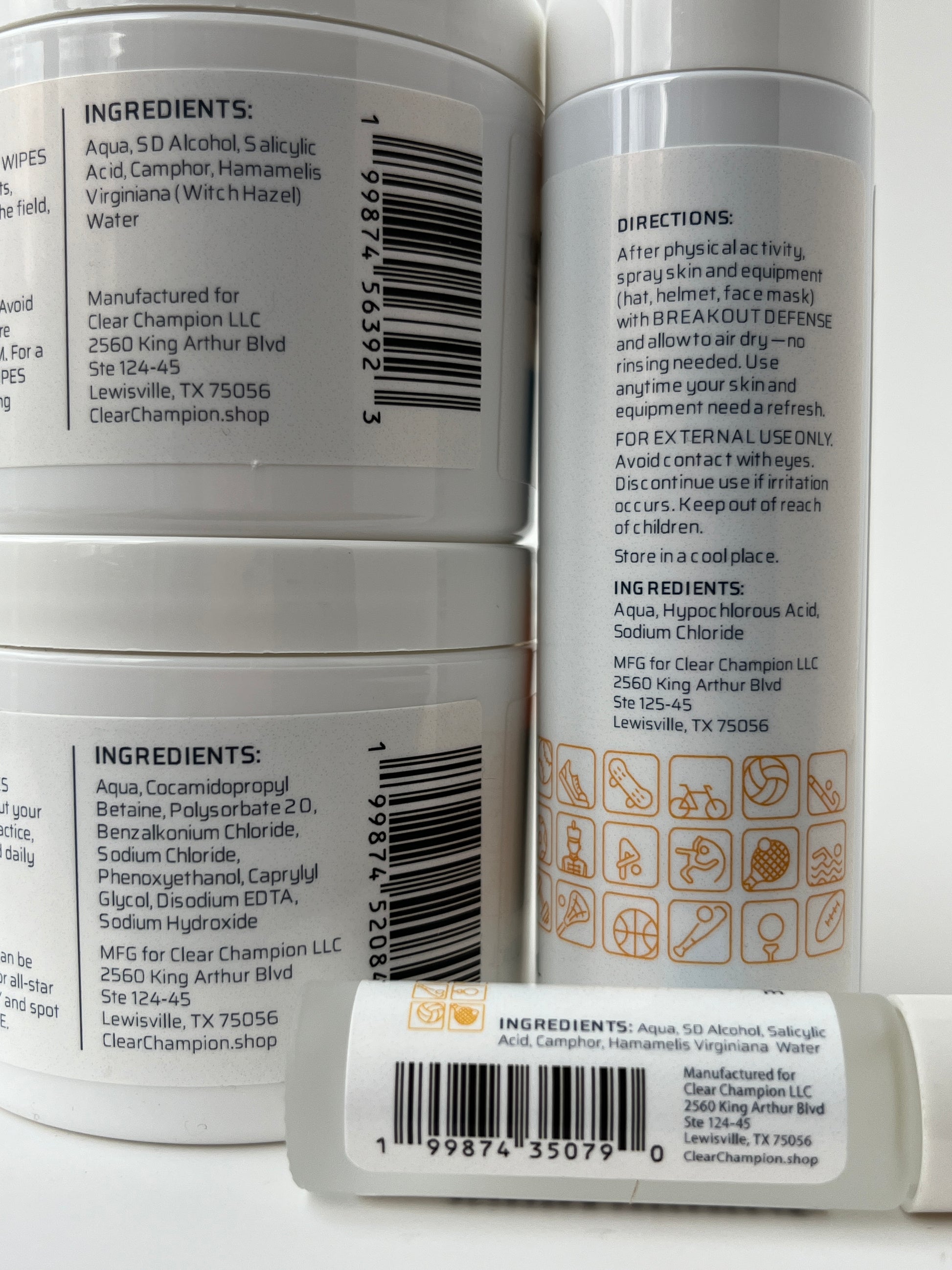 ingredients, hypchlorous acid, salicylic acid, acne face wipes, acne routine