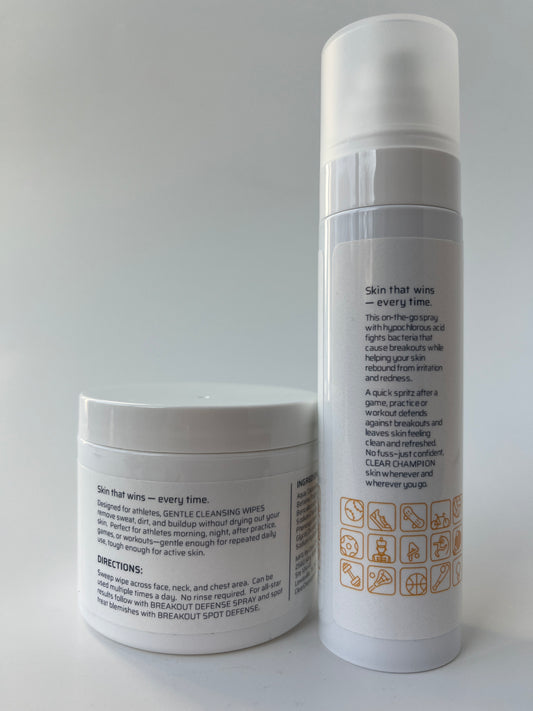 On the go acne care for sweaty active teens, zits