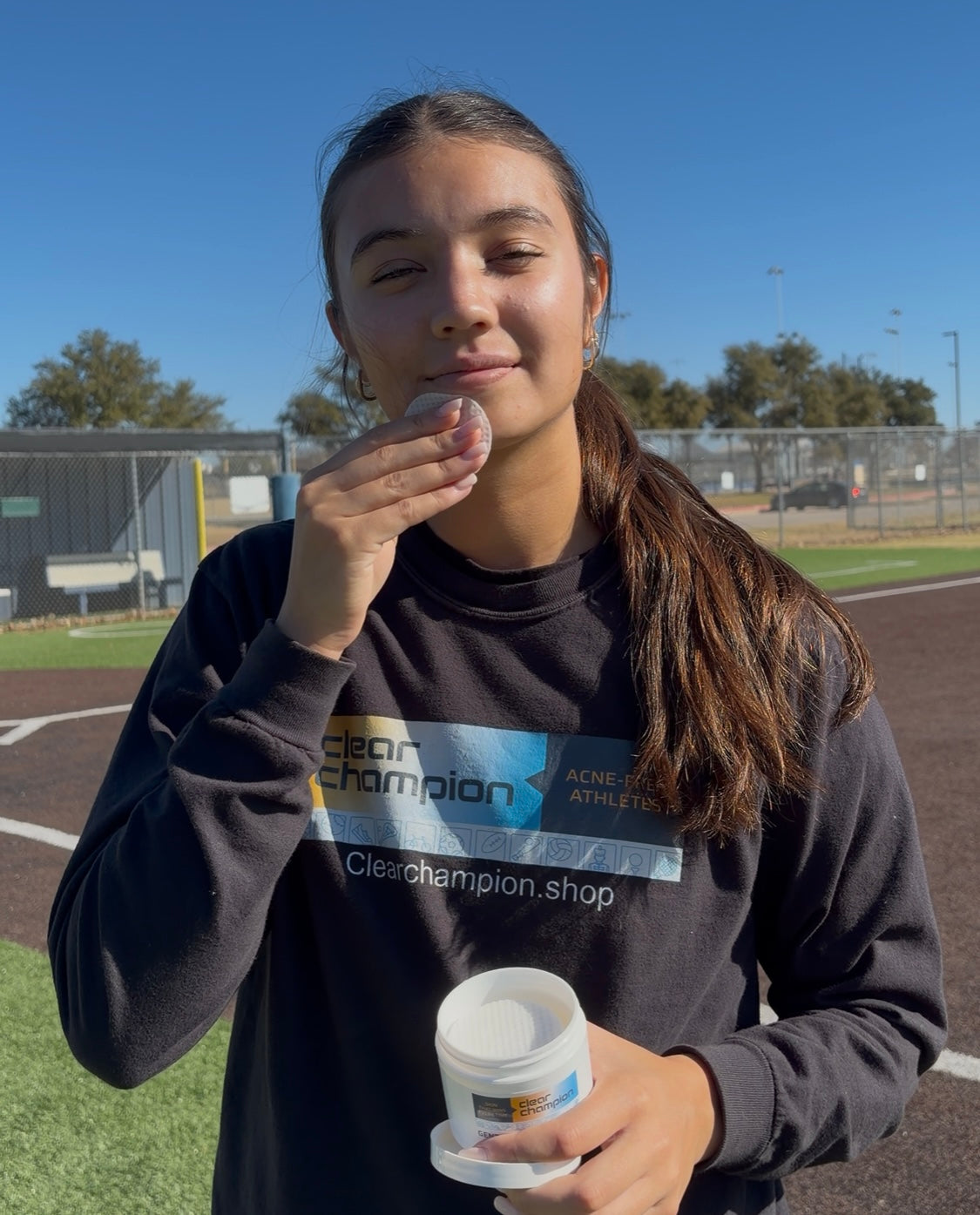 Daily cleansing wipes for teen athletes and active lifestyles