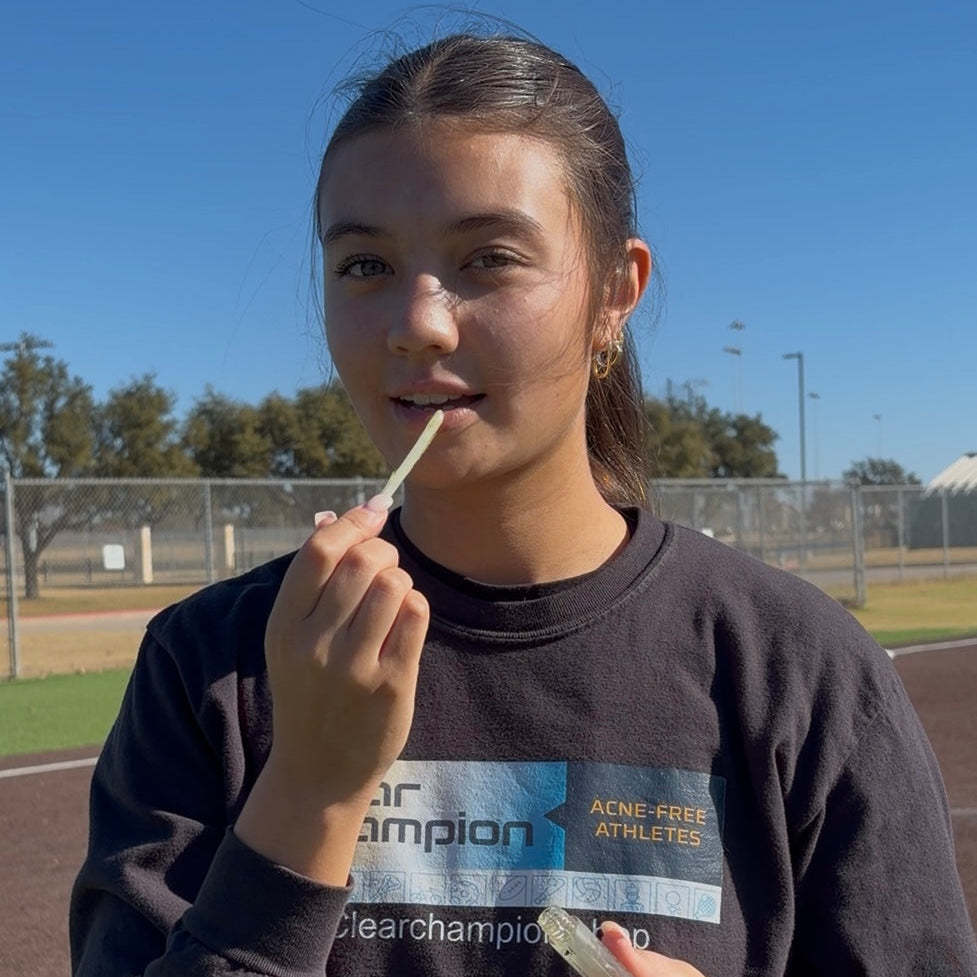 Peptide lip treatment for hydration and smooth lips in teens